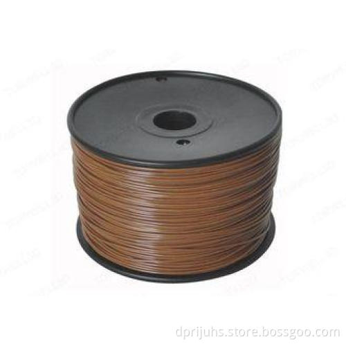 Wood Color 1.75MM ABS Filament / 3D Plastic Filament For Ul